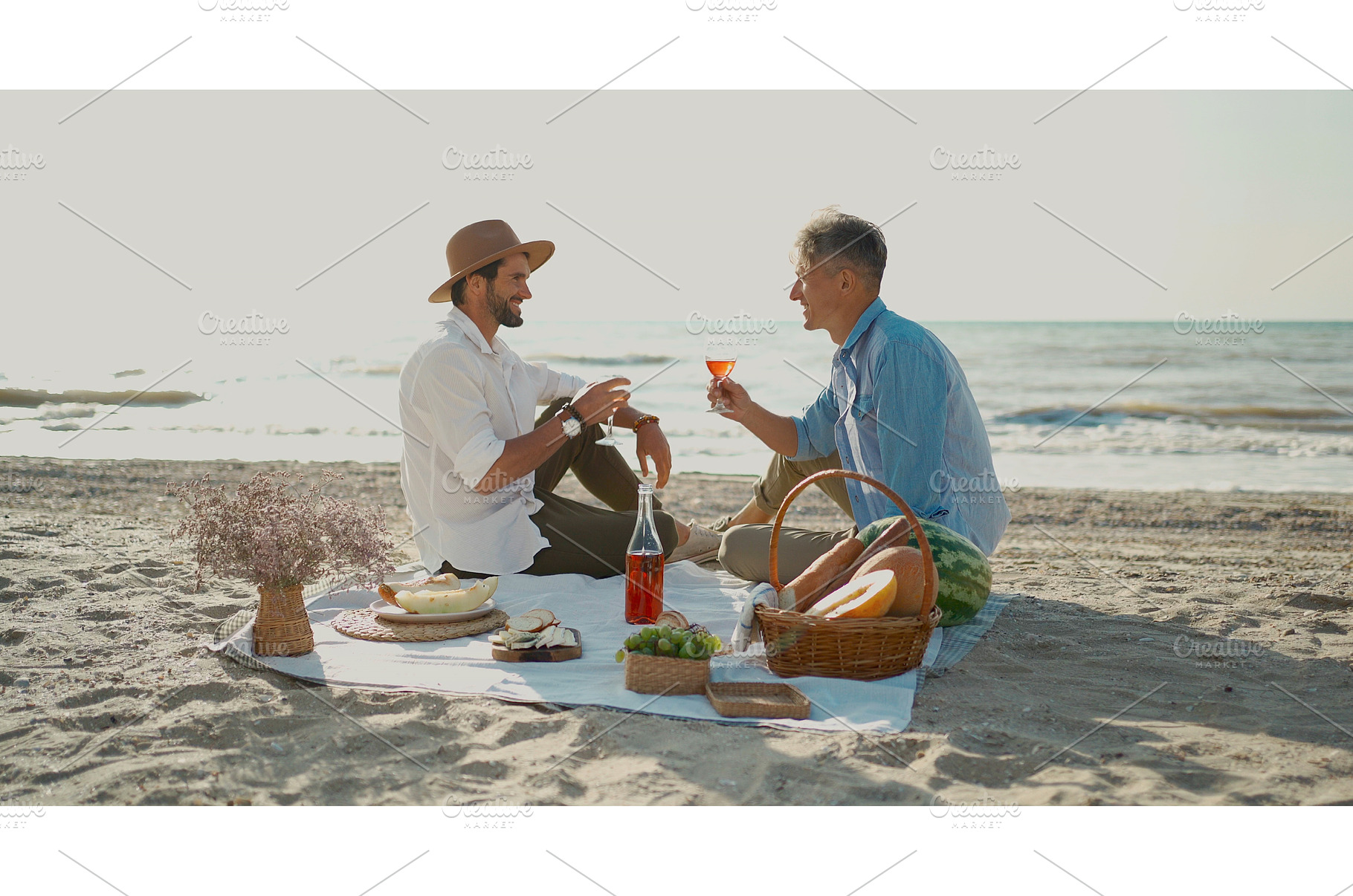 European happy gay couple drinking, a Person Photo by vitaliymateha photography