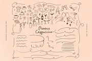 Provence Cappuccino Script & Doodles, a Handwritten Font by Ivan Rosenberg (Thumbnail 6 of 12)