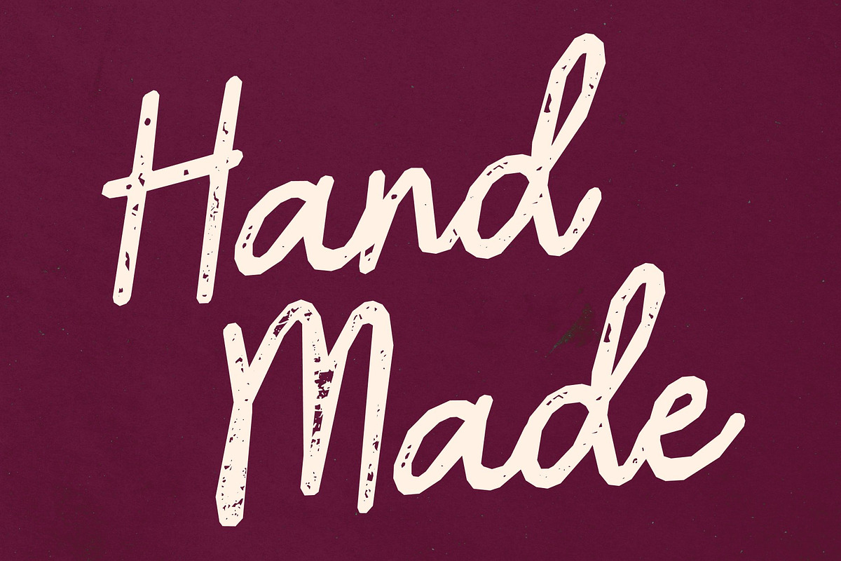 CS Selma Stamp, a Script Font by Craft Supply Co. (Photo 2 of 8)