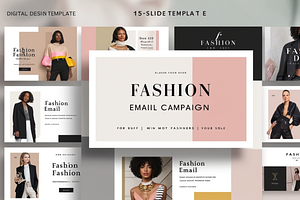 15 Fashion Email Canva Template