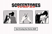 Manga Screentone Procreate Brushes, a Brush Add-On by brushapes.com (Thumbnail 2 of 11)