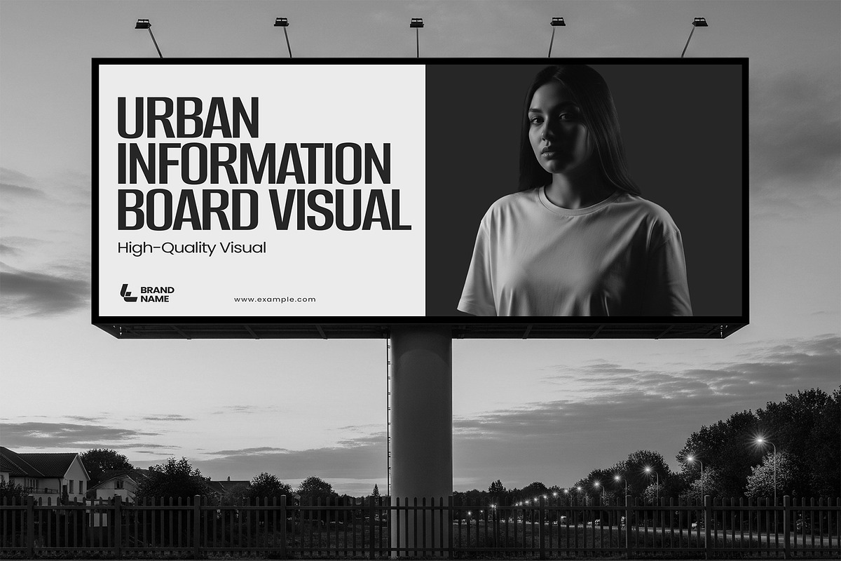 Advertising Stand Billboard Mockup, a Product Mockup by graphypix (Photo 3 of 4)