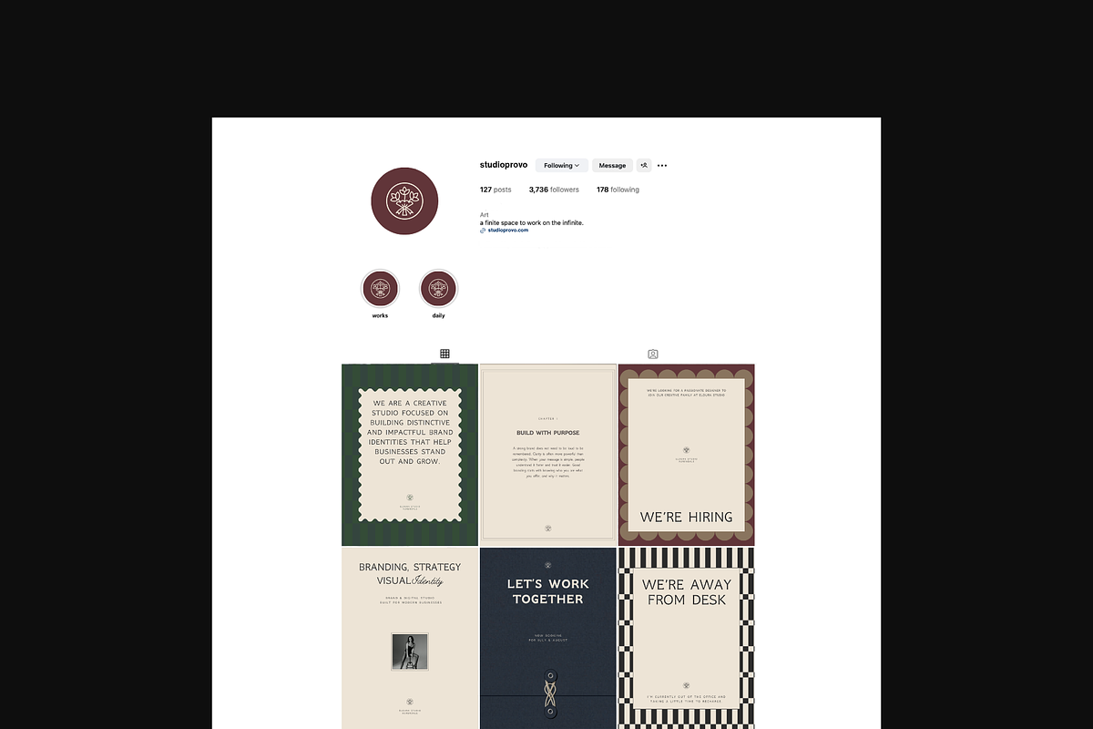 Classic Aesthetic | Social Media Kit, a Social Media Template by Studio Provo (Photo 5 of 7)