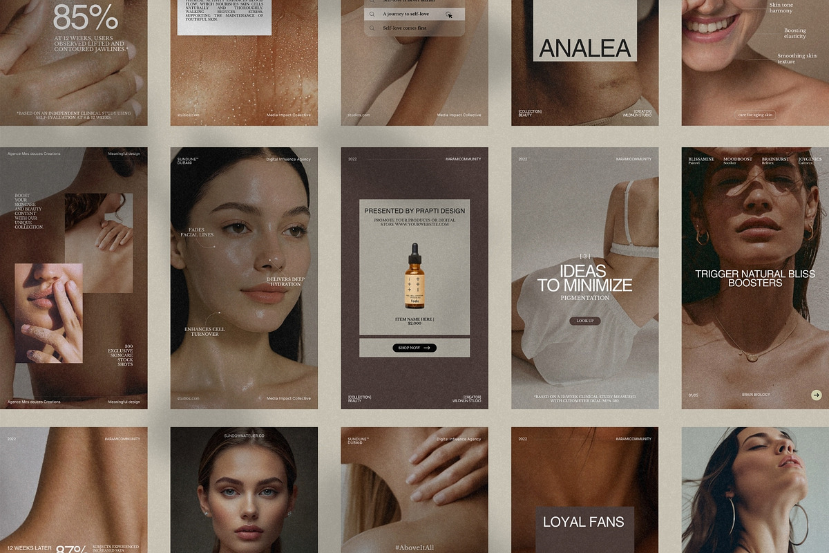 Skincare Story Kit for Canva preview 6