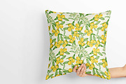 lemon citrus yellow fruit green leav, a Pattern Graphic by AAN Seamless Shop (Thumbnail 2 of 3)