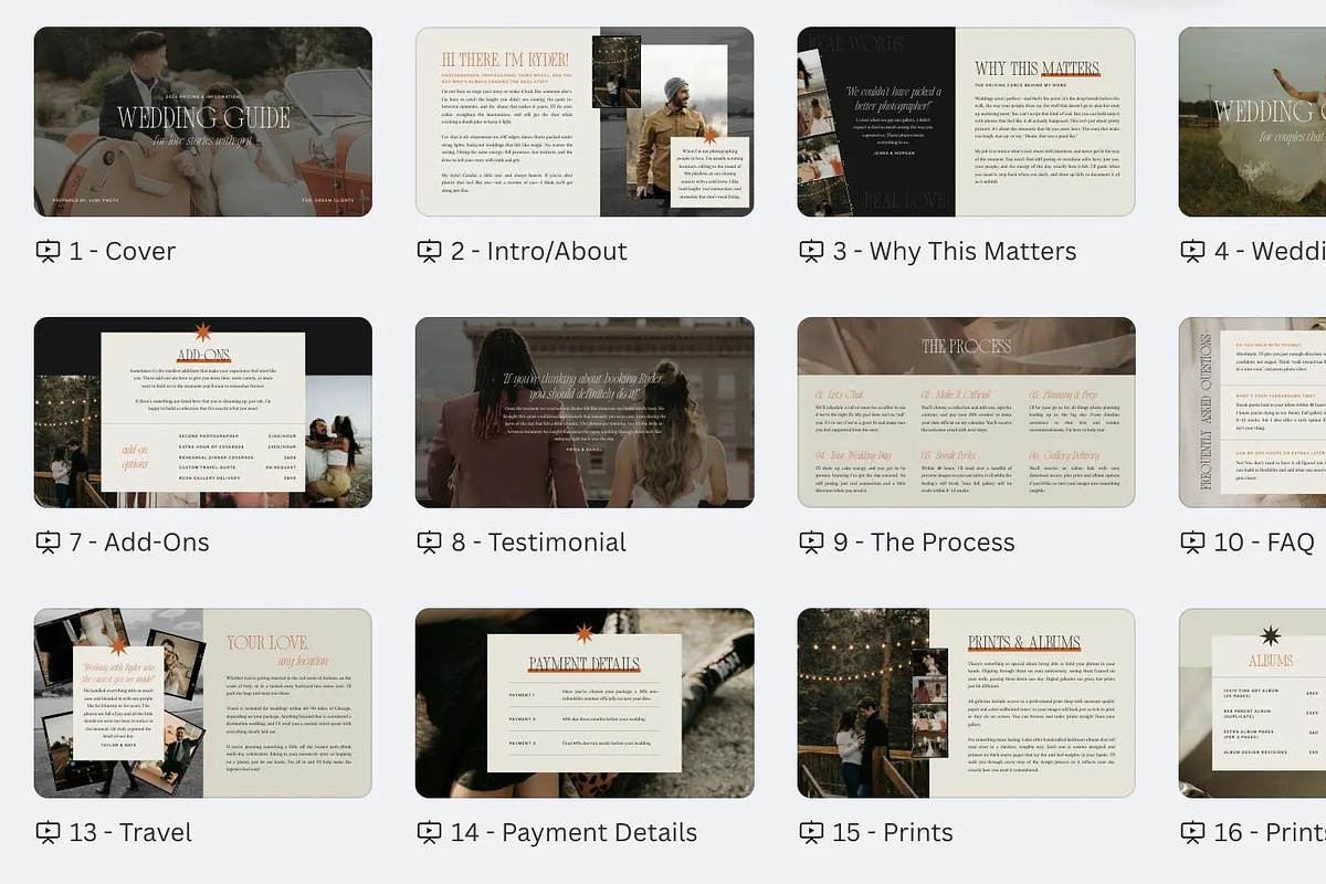Photography Services Guide Canva, a Marketing Template by Lennox Creative Co. (Photo 2 of 2)