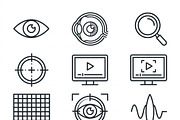 Bundles Set Optical Store Icons, an Outline Icon by adenpinkstore (Thumbnail 34 of 44)