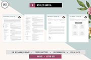 CV Resume Template Bundle Vol 5, a Resume Template by GResume (Thumbnail 6 of 8)