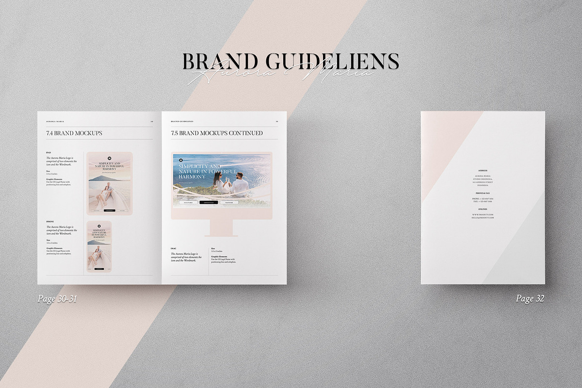 Brand Guidelines, a Brochure Template by Proonty (Photo 9 of 9)