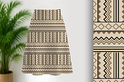 Ethnic Braids Seamless Repeat, a Pattern Graphic by Sharon Schwalbe (Thumbnail 1 of 4)
