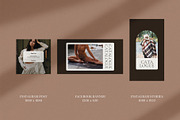Bohemian Instagram Pack | PS & Canva, a Social Media Template by Visuel Colonie® (Thumbnail 4 of 15)