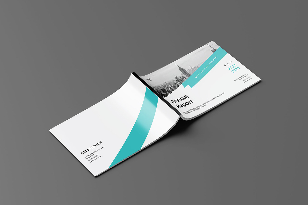 Annual Report Landscape Layout, a Brochure Template by Seeing-art (Photo 9 of 10)