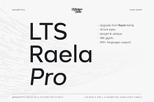 Raela Pro | Geometric Sans Family
