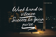 Nothing - Handwritten Font, a Handwritten Font by prps.std (Thumbnail 5 of 7)