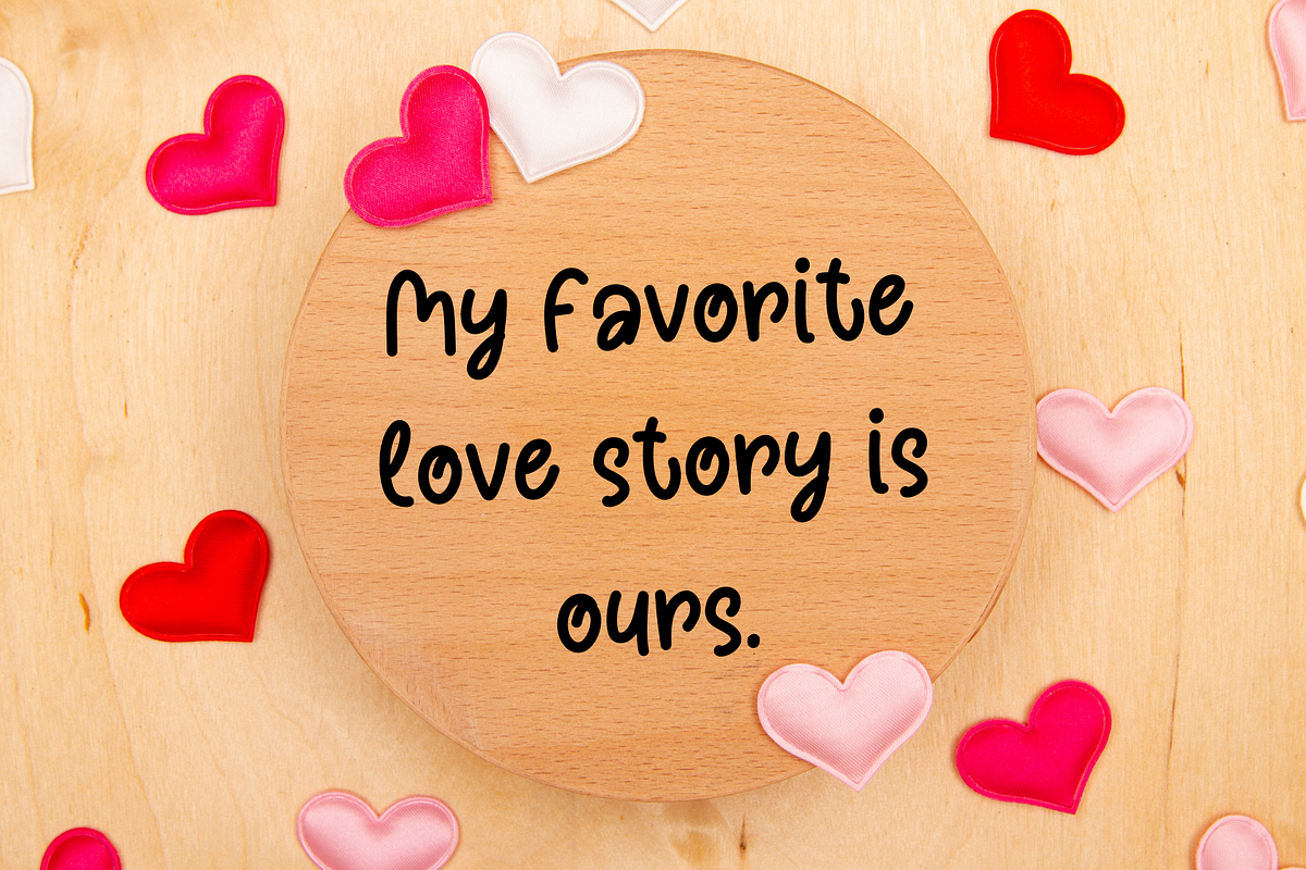 Romance is handwritten font, a Handwritten Font by Brown Cupple (Photo 5 of 7)