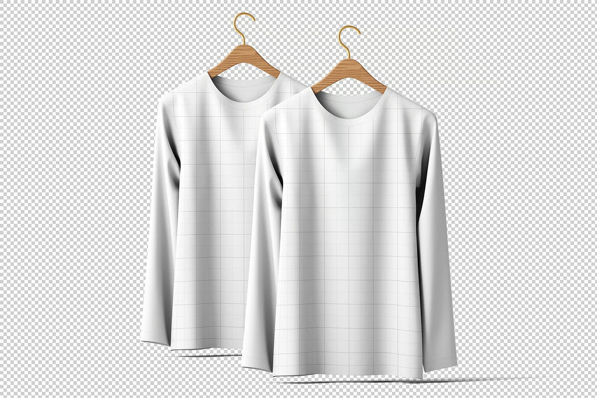Long Sleeve Shirt Mockup, a Shirt Mockup by zpackcreative (Photo 4 of 5)