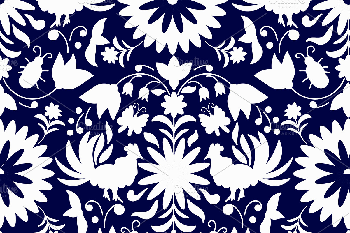 Otomi Style Patterns, a Pattern Graphic by alexmakarova (Photo 1 of 3)