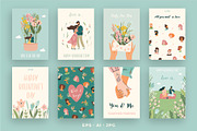 Romantic Card Collection, a Person Illustration by Nadia Grapes (Thumbnail 4 of 4)