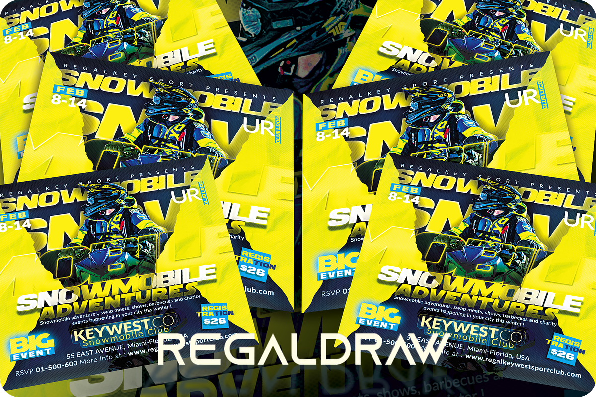 Snowmobile Event Flyer, a Flyer Template by regalDRAW (Photo 5 of 5)