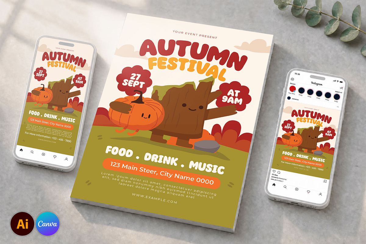 Autumn Festival, a Flyer Template by Graphr (Photo 1 of 2)
