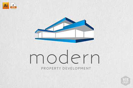 Modern Real Estate Logo Template