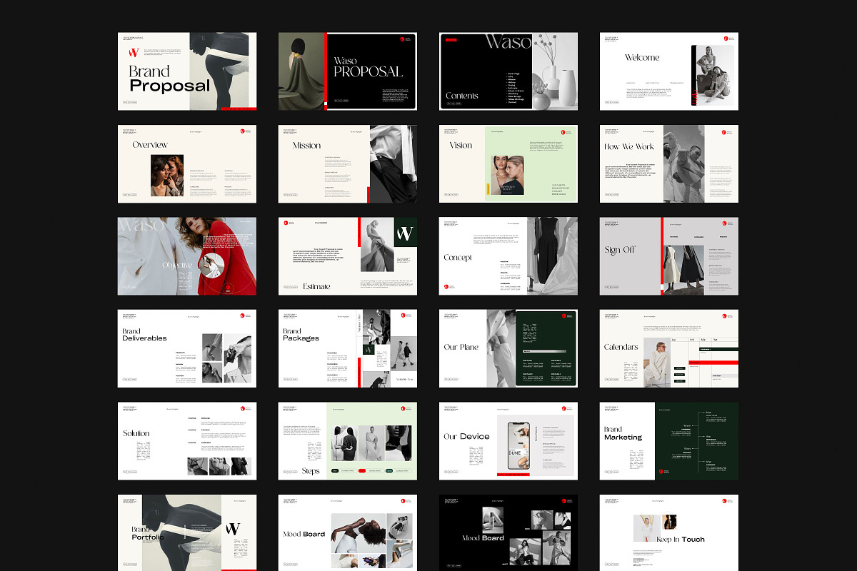WASO | Brand Proposal, a Presentation Template by Studio Industry (Photo 8 of 10)