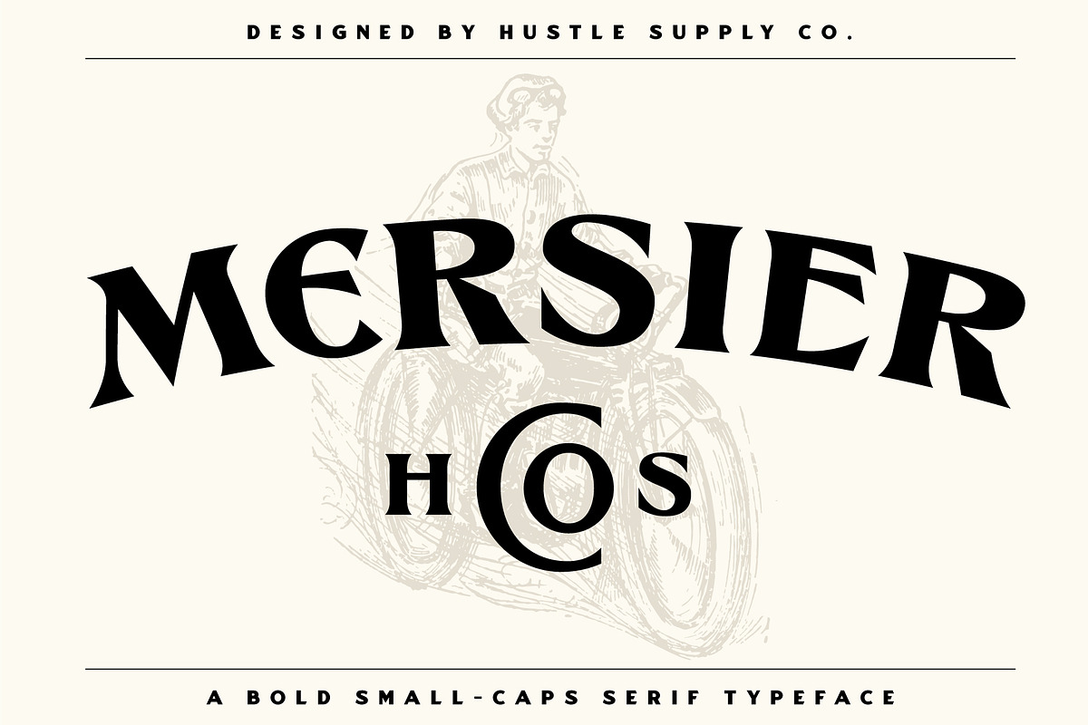 Mersier, a Serif Font by Hustle Supply Co. (Photo 1 of 6)