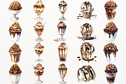Watercolor Ice Cream PNG Dessert, a Food Illustration by SugarCloudStudioArt (Thumbnail 5 of 6)