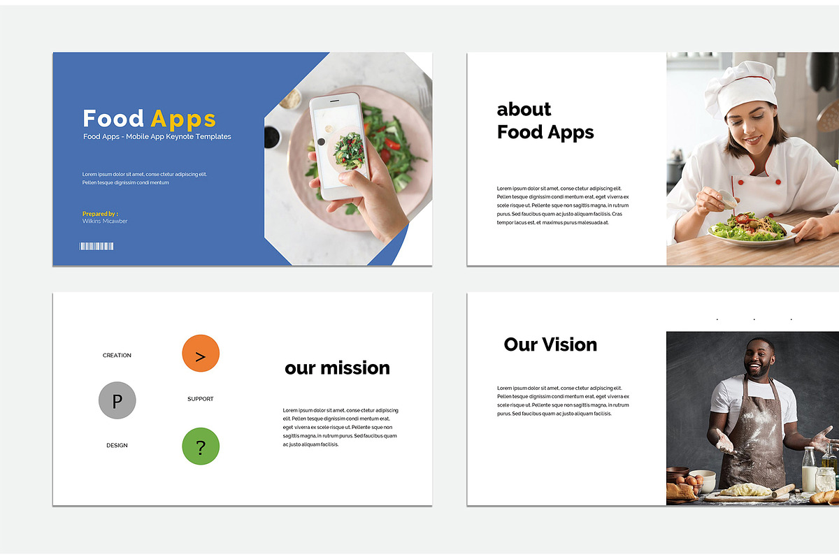 Food Apps Presentation, a Presentation Template by Blackcloud_Creations (Photo 2 of 6)