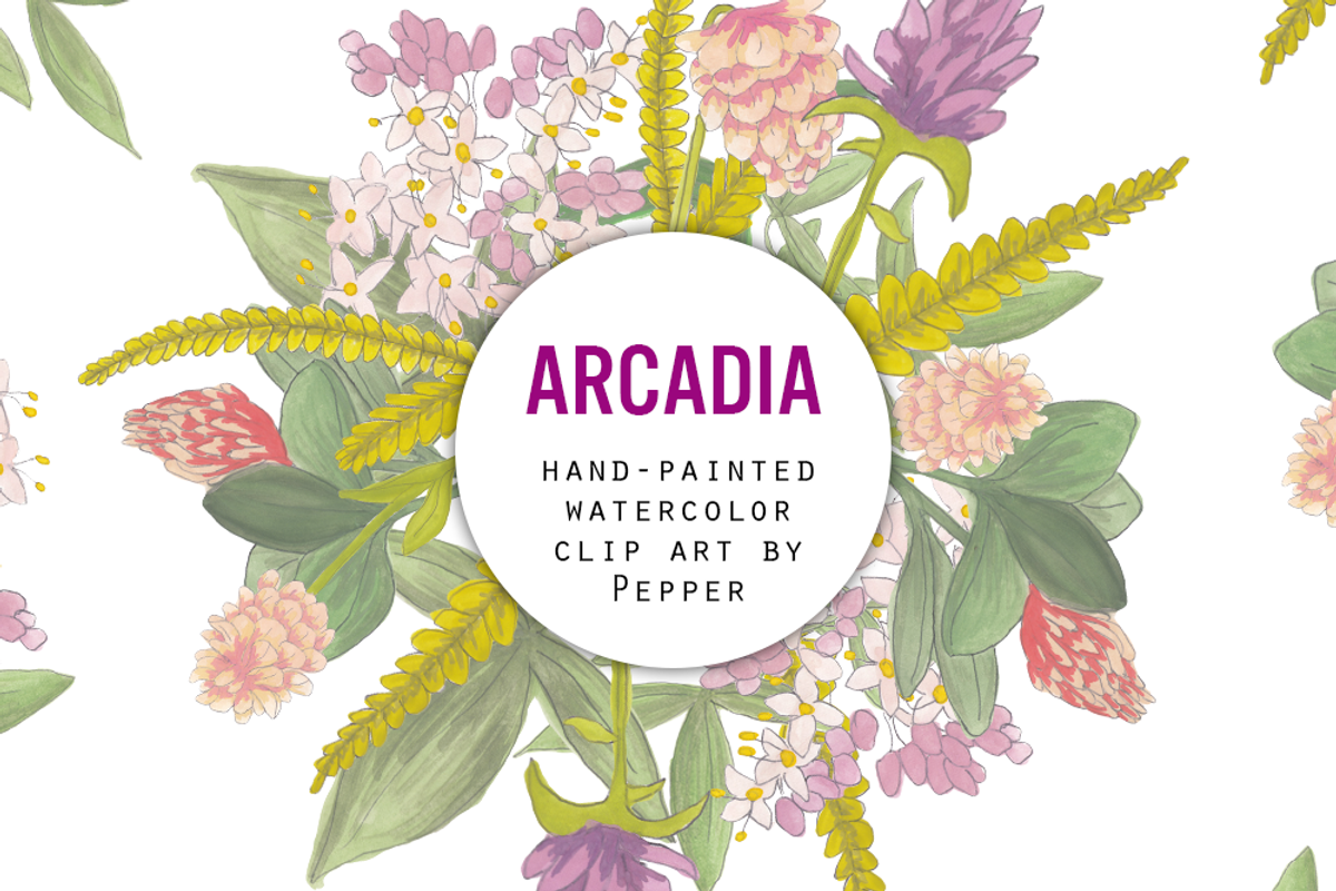 Spring Wildflower Clip Art, an Illustration by Pepper (Photo 1 of 2)