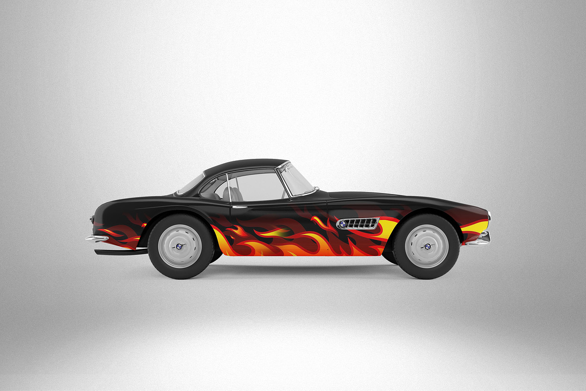 Awesome Car Wrap Design Mockup, a Product Mockup by PSD Market (Photo 2 of 12)