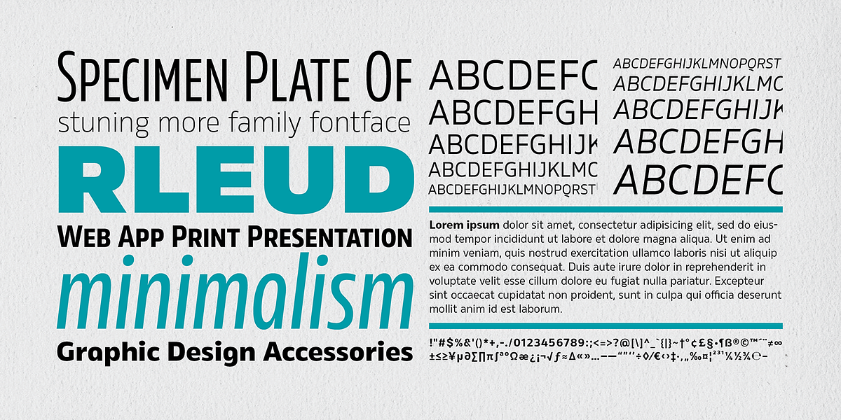 Rleud Extended, a Sans Serif Font by Stawix (Photo 11 of 12)