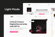 NFT Distro NFT Website UI Design KIT, an UI Kit Template by Lumina_ui_ux202 (Thumbnail 6 of 7)