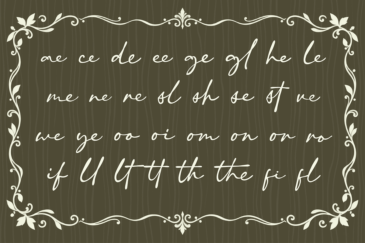 Northfield – Charming Handwritten, a Script Font by Portocraft (Photo 8 of 14)