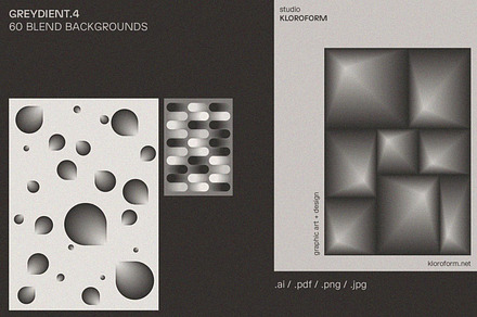 Greydient 4, an Object Graphic by kloroform