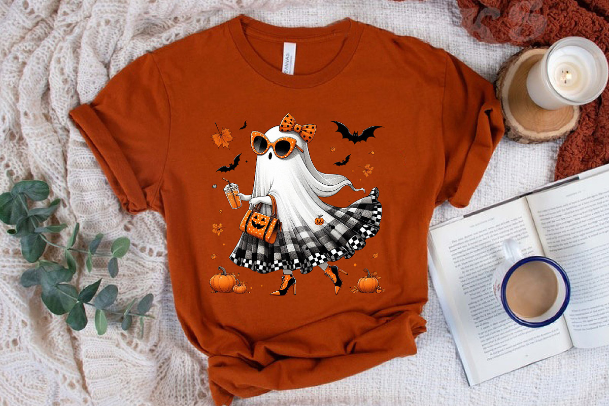Cute Halloween Ghost Png, an Illustration by Libby Wishes (Photo 2 of 6)