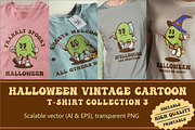 Halloween Slime Cartoon Vintage, an Illustration by vectstudio (Thumbnail 1 of 5)