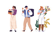 People of different professions set, a Work Illustration by PaperTrident (Thumbnail 18 of 22)