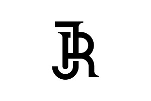 Monogram Letter JR Logo