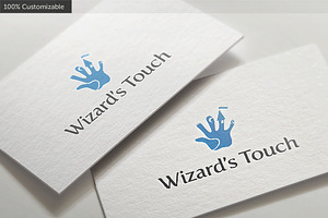 Wizard Touch Logo Template
