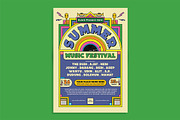Summer Music Festival Flyer, a Flyer Template by megarez (Thumbnail 1 of 3)