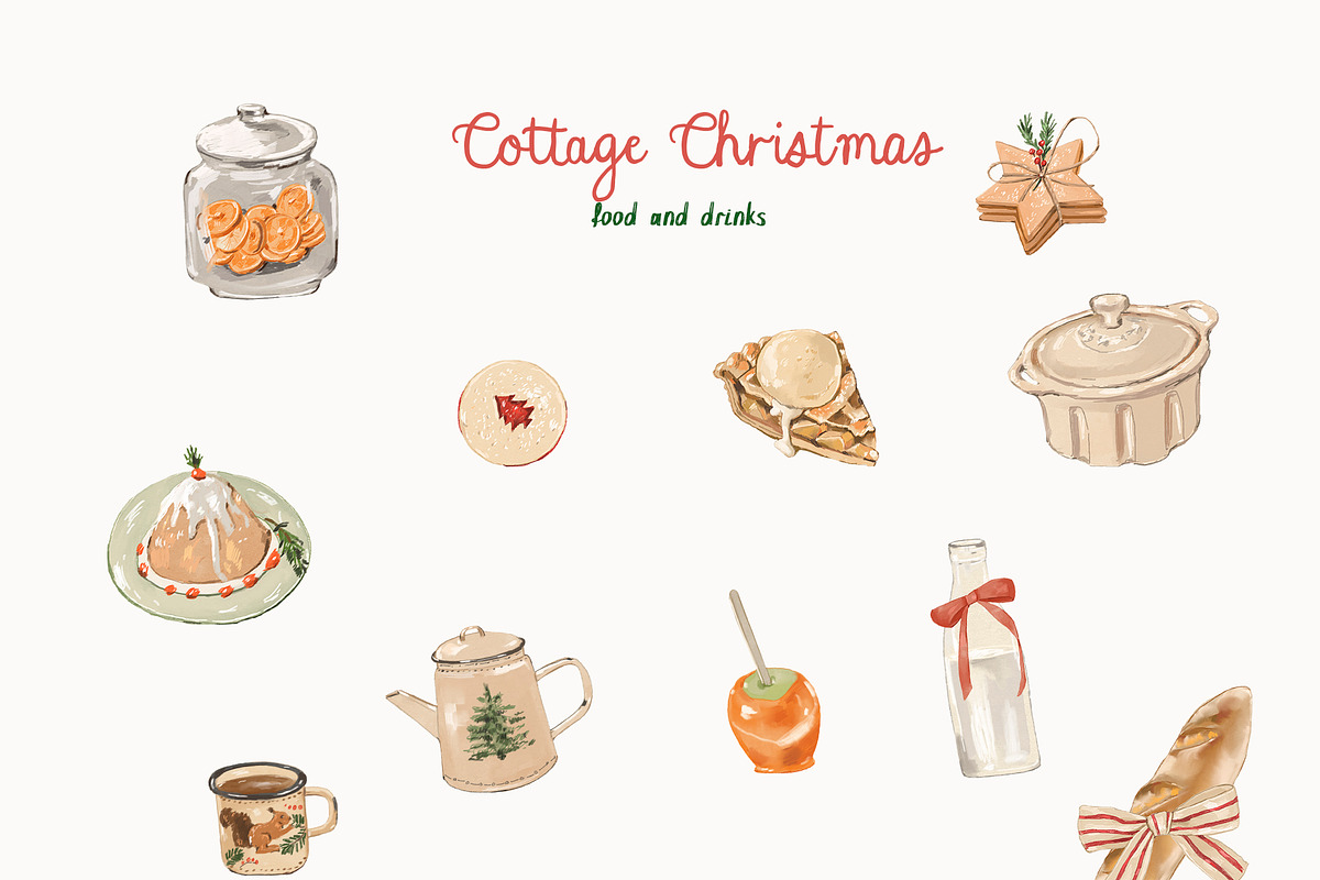 Christmas Illustrations & Templates, a Decorative Illustration by whiteheartdesign (Photo 24 of 25)