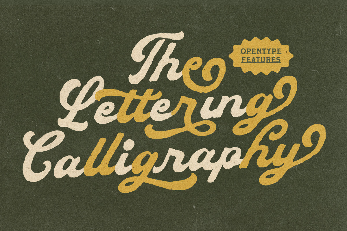 Anglers Harbor Vintage Font Duo, a Script Font by Letterhend Studio (Photo 2 of 14)