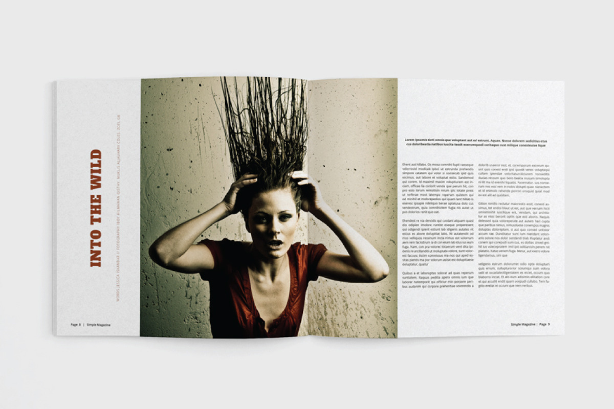 Square Magazine Template, a Magazine Template by Alhaytar