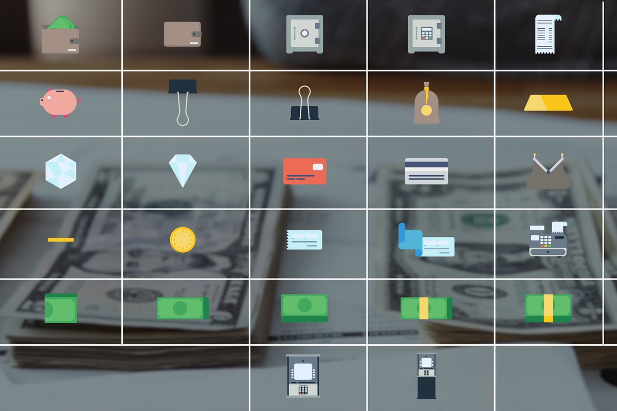 Money Elements | Motion Graphics, an Object Graphic by FlashFXbox (Photo 1 of 2)