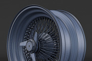 100 Spoke Wire Wheel Rim, a Cars & Vehicle 3D Model by Alartimodels (Thumbnail 9 of 15)