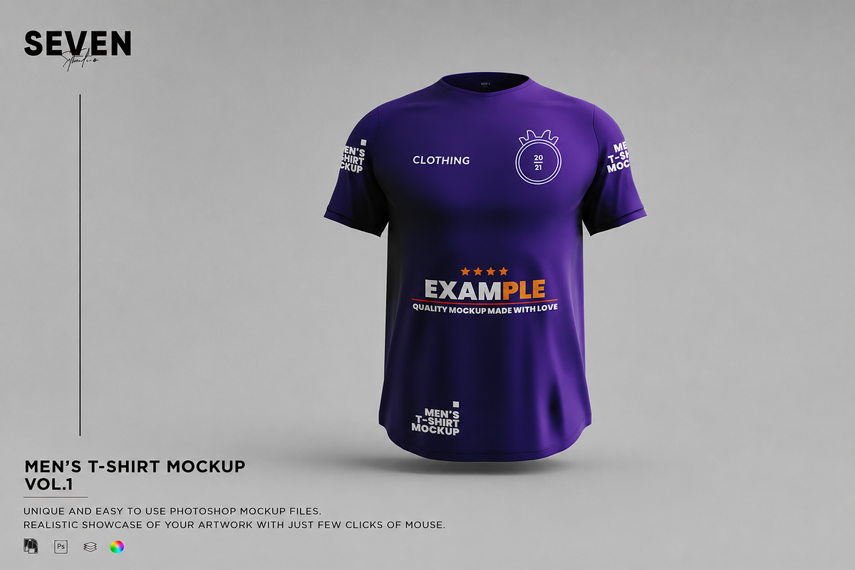 Soccer Jersey Mockup, a Shirt Mockup by Se٧enStudio (Photo 1 of 2)
