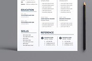 Black & White Resume Template, a Resume Template by MightyDesign (Thumbnail 5 of 8)