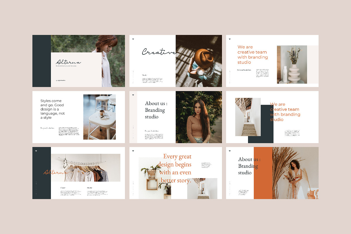 ALTERNA PowerPoint Template, a Presentation Template by Angkalimabelas (Photo 7 of 12)