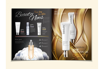 Cosmetic magazine ads, a Magazine Template by TotallypicRF